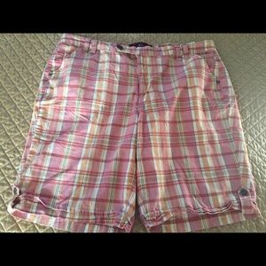 Pink Plaid Shorts